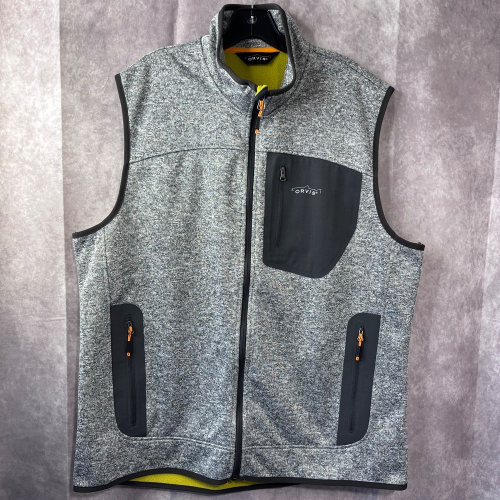 Orvis Gray and Black Men's Vest